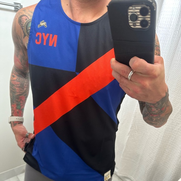 NWT RARE Limited Edition Tracksmith 2021 New York City Marathon Racing Singlet - Picture 3 of 7